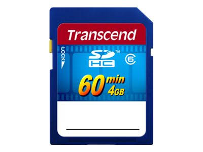 Transcend HD Video SDHC 4 GB Memory Card T403396