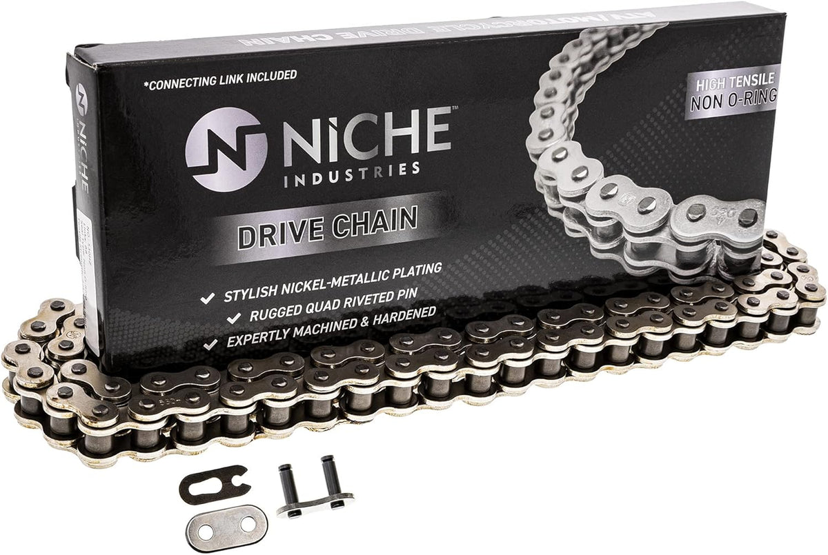 Drive Sprocket Chain Combo Front 17 Rear 45 Tooth 530HZ Standard 122 Links Pack of 2 F99722