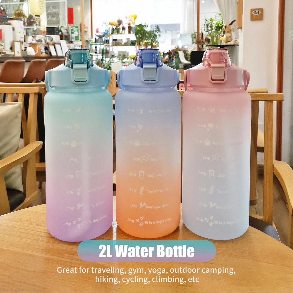 2L Bottle with Handle Reusable Leakproof Jug H357