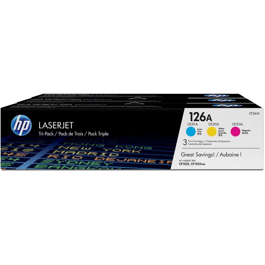 Tri-pack Magenta Yellow Cyan Toner Cartridge P718