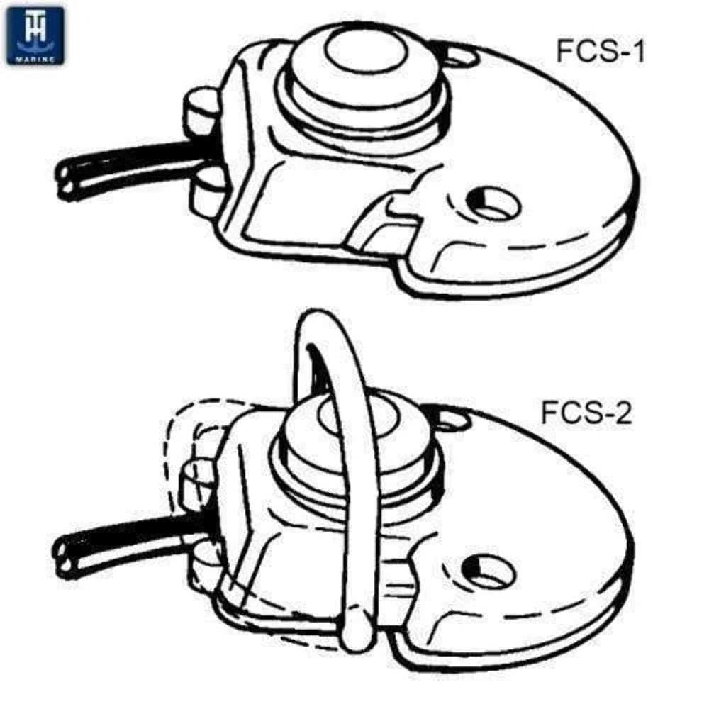 Foot Cntrl Swtch W/lever T-h Marine Fcs-2-dp K522