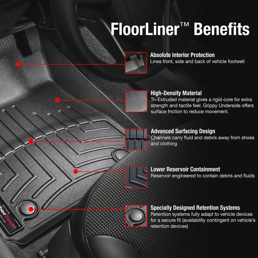 Front FloorLiner, Black R675