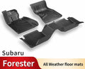 TPE Heavy Duty All Weather Rubber Floor Mats Full Set 1st & 2nd Row P945925