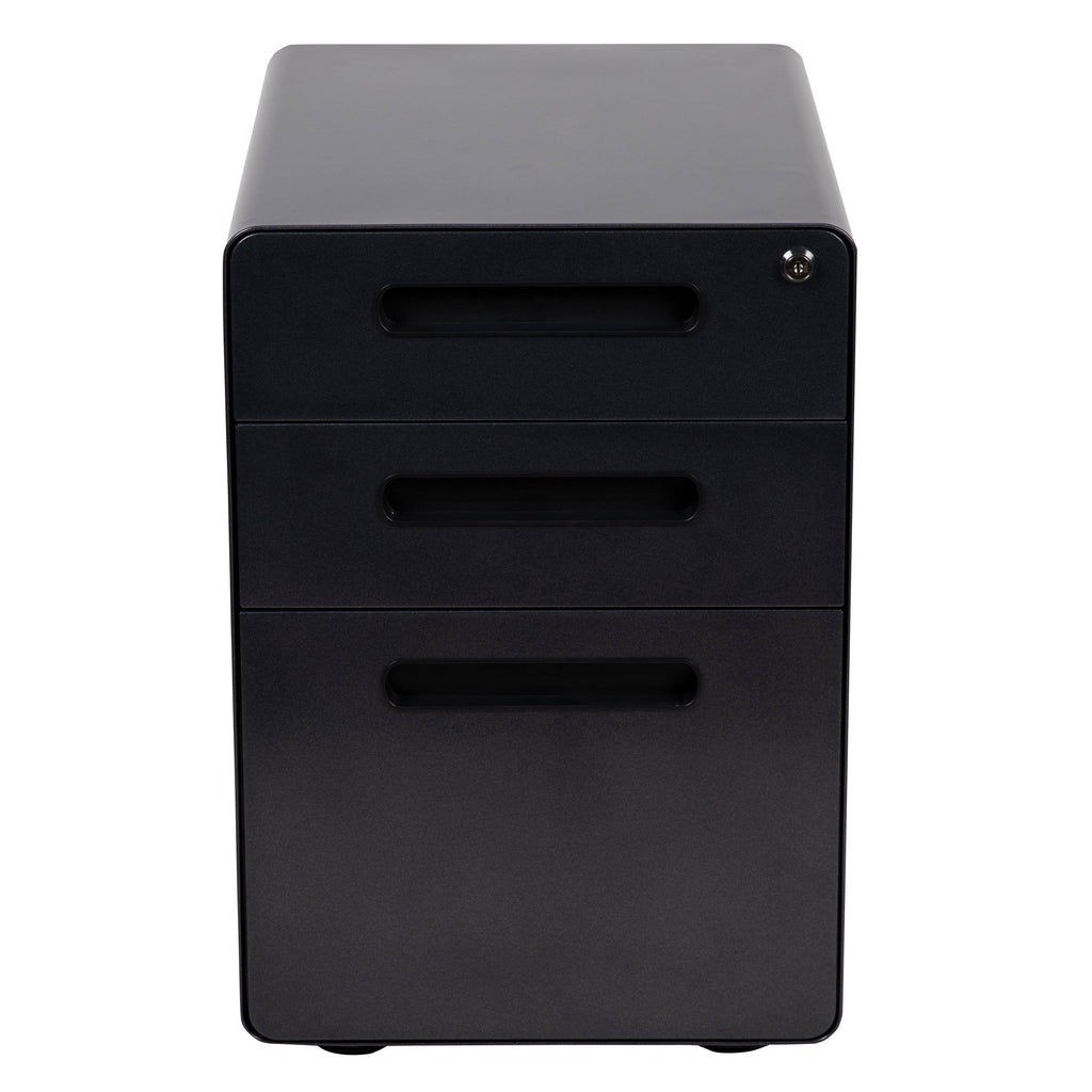 White 3 Drawer Filing Cabinet G569173