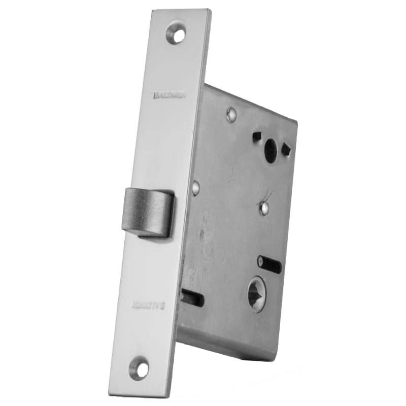 Small Case Mortise Lock Polished Nickel R29500