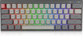 White 61Key Ultra-Compact Mechanical Keyboard with PBT Pudding Keycap, Hot Swappable, Pack of 2 Y598