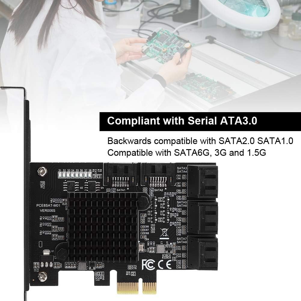 PCI-E to SATA 3.0 8-Port Expansion Card A596349