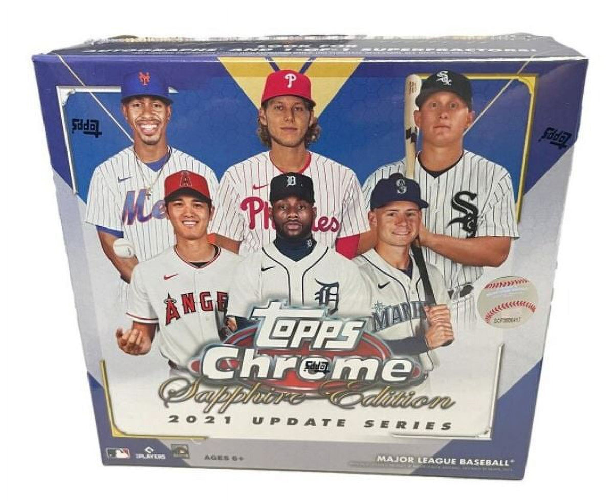 2021 Topps Chrome Sapphire Update Baseball Box D4056