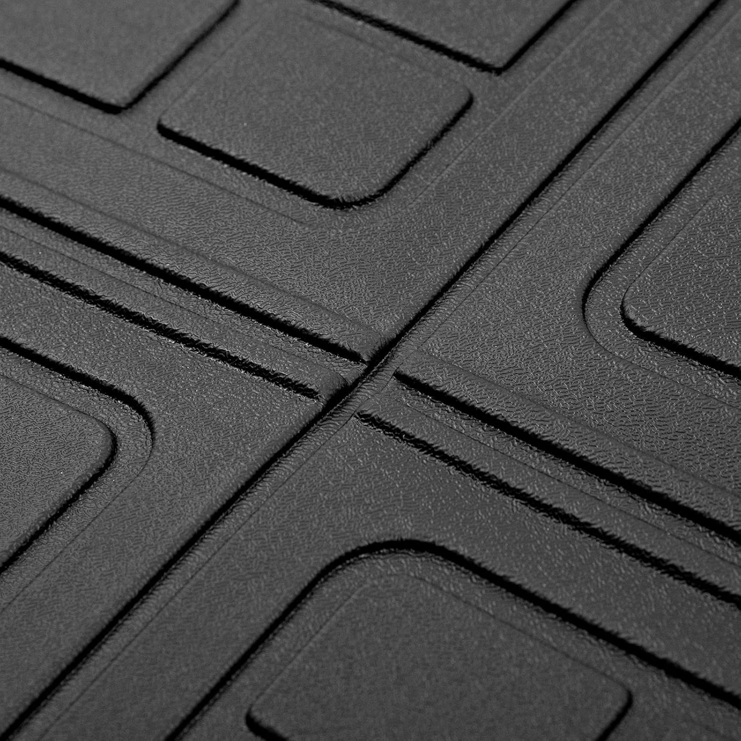 Tesla Model Y Rear Trunk Mat Cargo Liner Pack of 2 I246