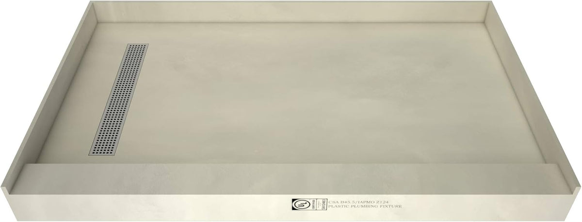 Brushed Nickel Trench Shower Pan U501513