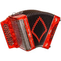 Red Accordion with Case I7730