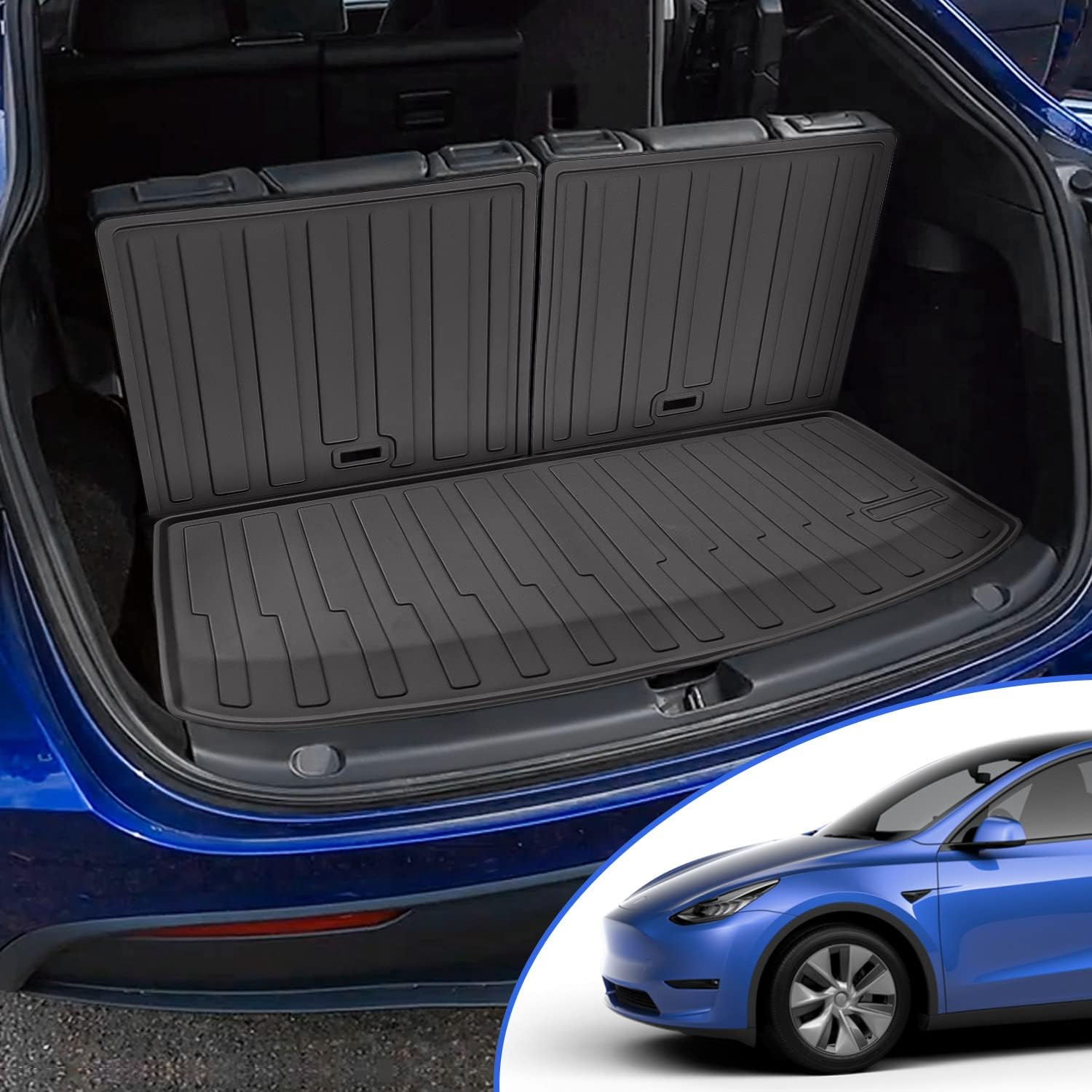 Tesla Model Y 3 PCS Trunk Mat Cargo Liners Q757