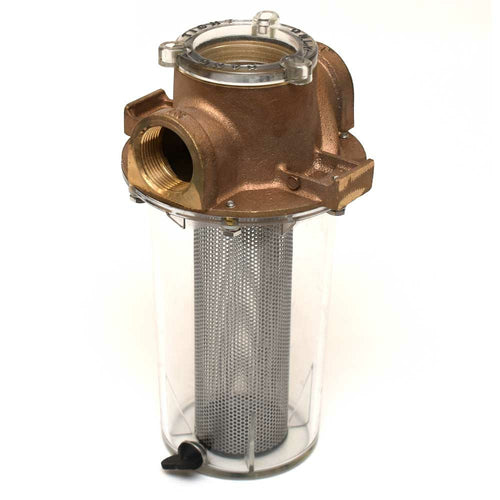 1 1/4 Inch Cast Bronze Boat Raw Water Strainer G812