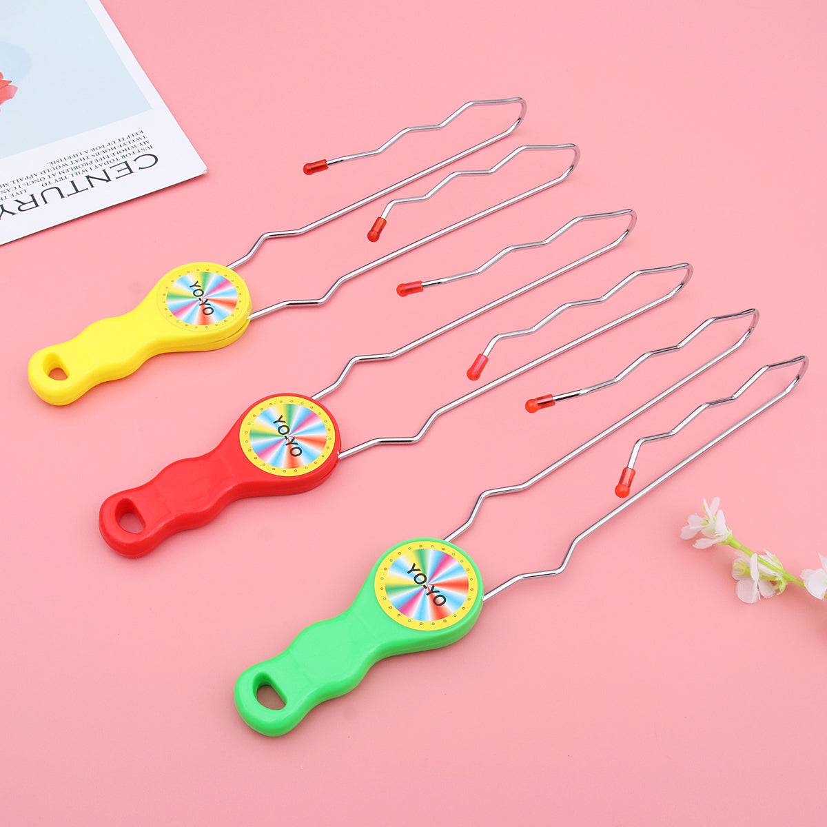 4 Pcs Luminous Flash Yo-Yo Toy for Kids F552