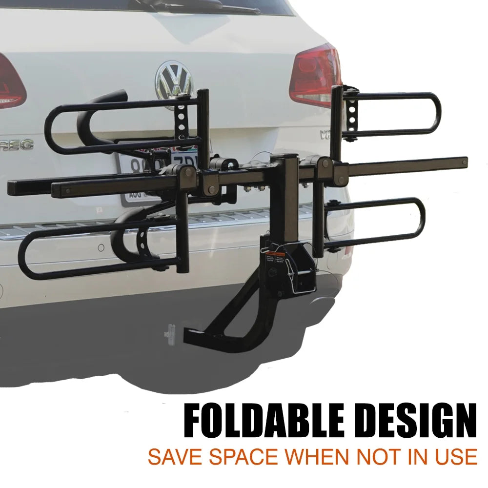 2-Bike Rack Hitch Mount Bicycle Platform Carrier Max 70LBS G980