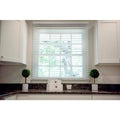 Cordless Soft White Faux Wood Room Darkening Blinds K8817