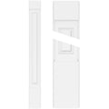 Raised Panel PVC Pilaster with Capital and Base (Pair) A80093