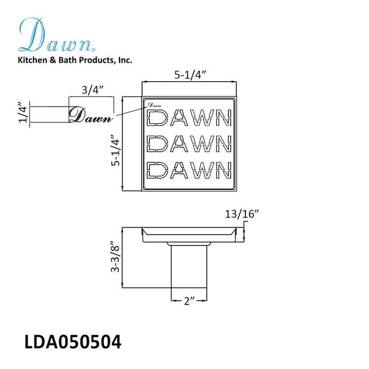 Linear Grid Shower Drain O773
