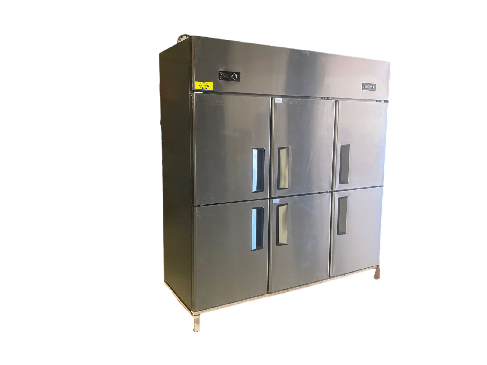 Commercial Six Door Upright Reach-in Stainless Steel Freezer 45.9 cu. ft. H852
