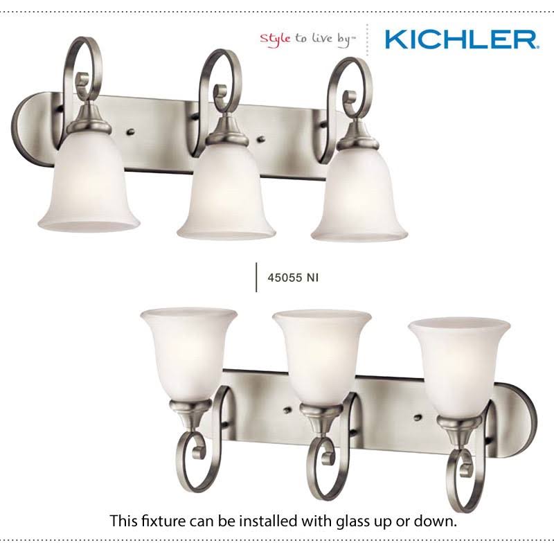 Brushed Nickel Four-Light Bath Fixture Z817