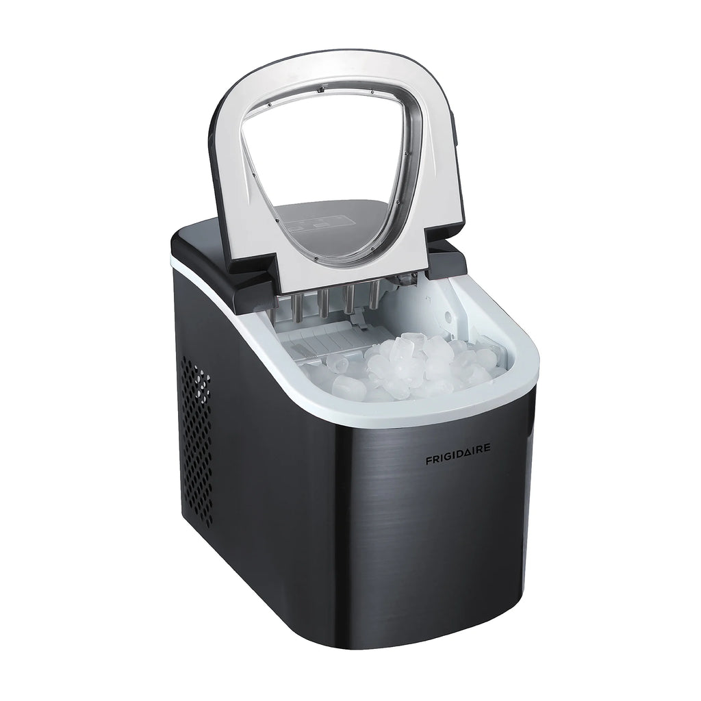 Black Stainless Steel Portable Ice Maker C546914