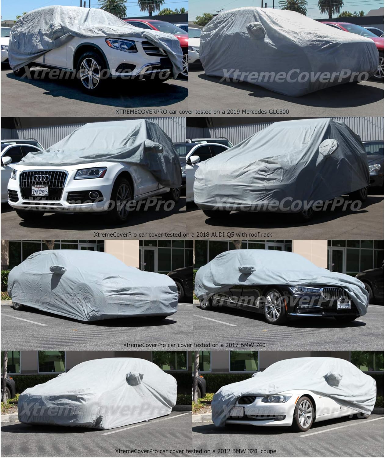 Black Pack of 2 Car Cover Q99857