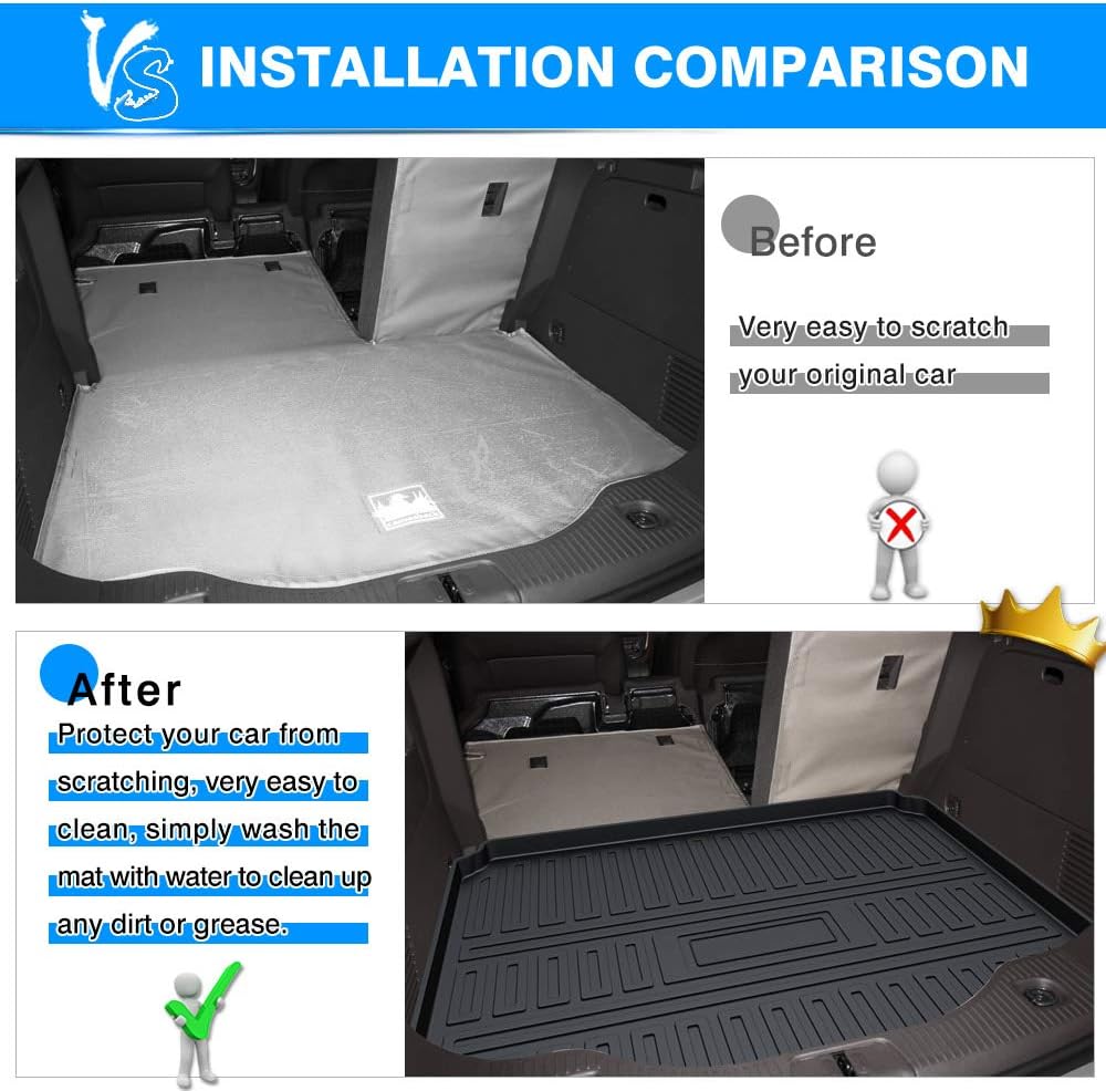 Trunk Mat Rear Cargo Liner Pack of 2 G5445