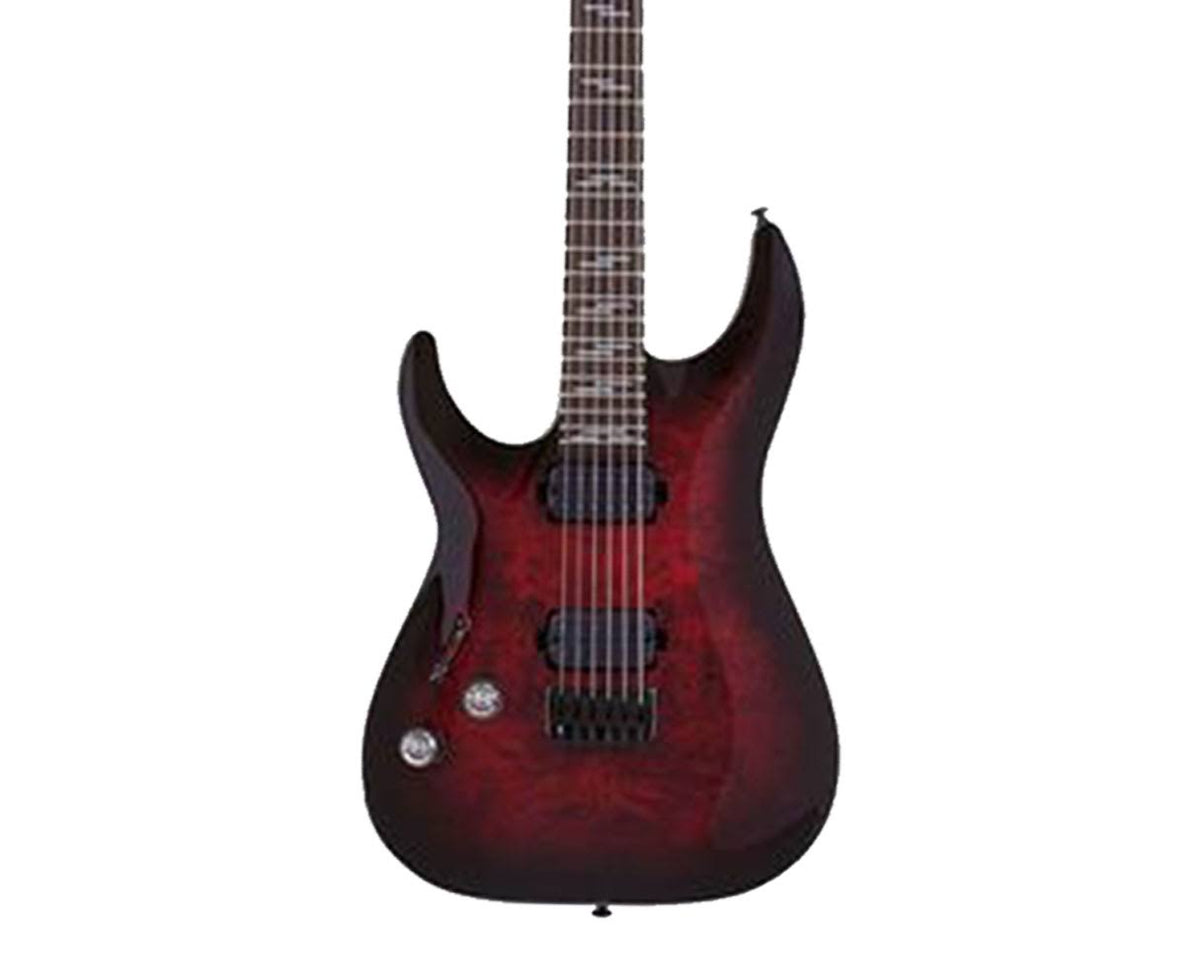 Left Handed Guitar, Black Cherry Burst N8431