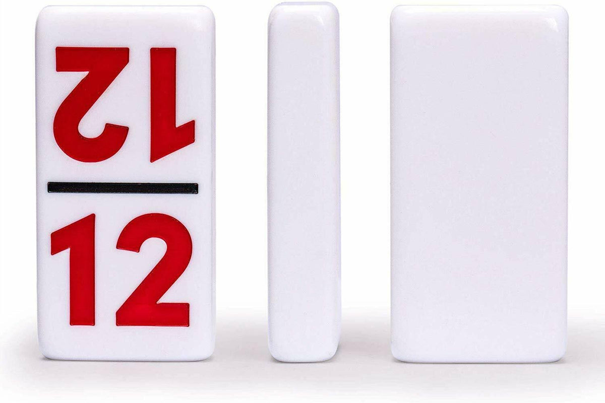 Complete Mexican Train Dominoes Set with Double 12 Dominoes, Wooden Hub R49570