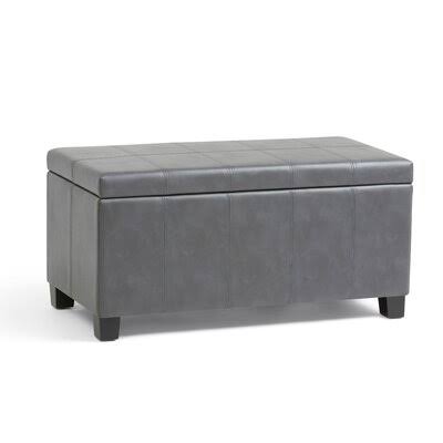 Storage Ottoman Fabric: Stone Gray R938