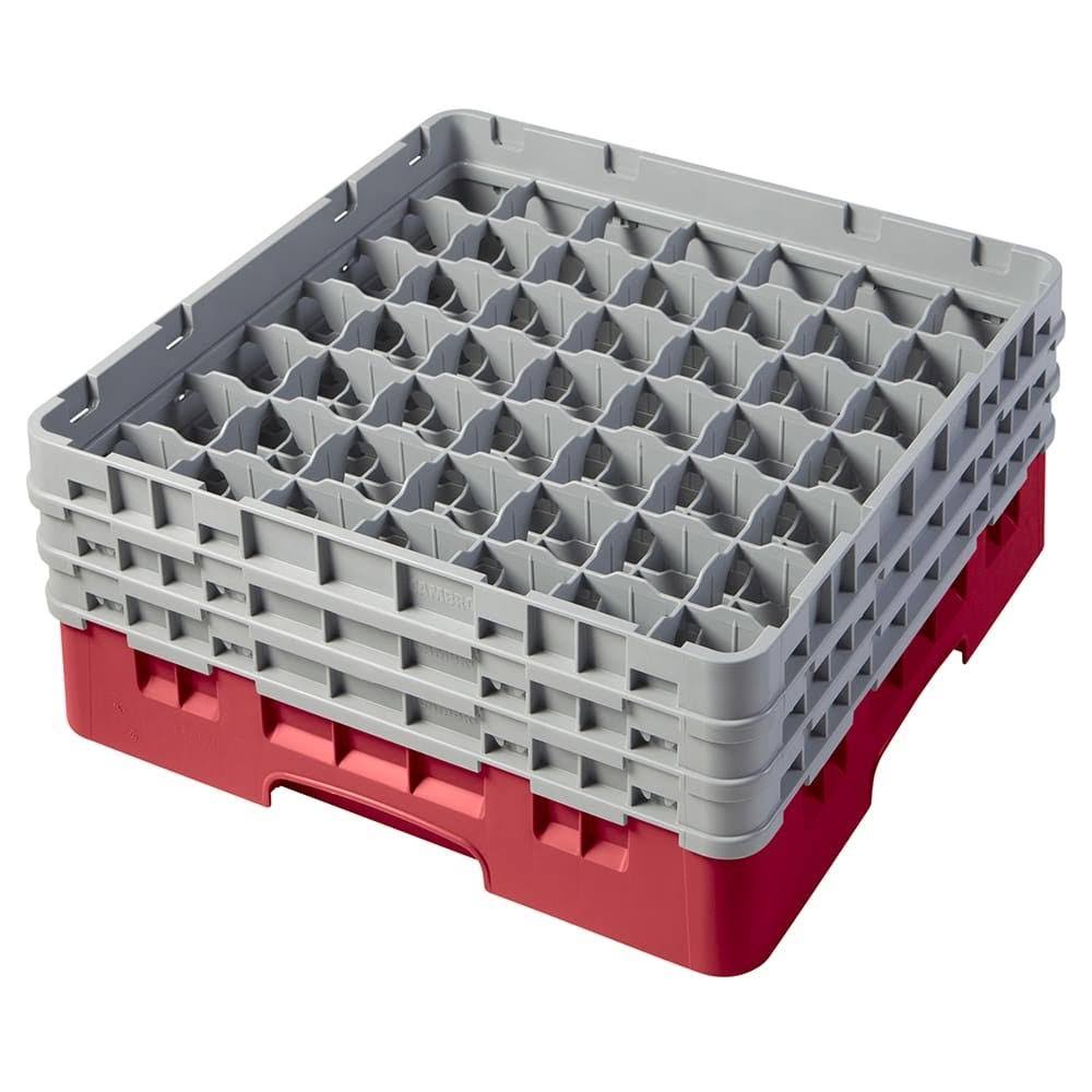 Glass Rack - 49 Compartments - 3 Extenders Q109421