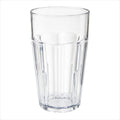 12 Packs Clear Plastic Reusable Tumblers 20 oz Y24347