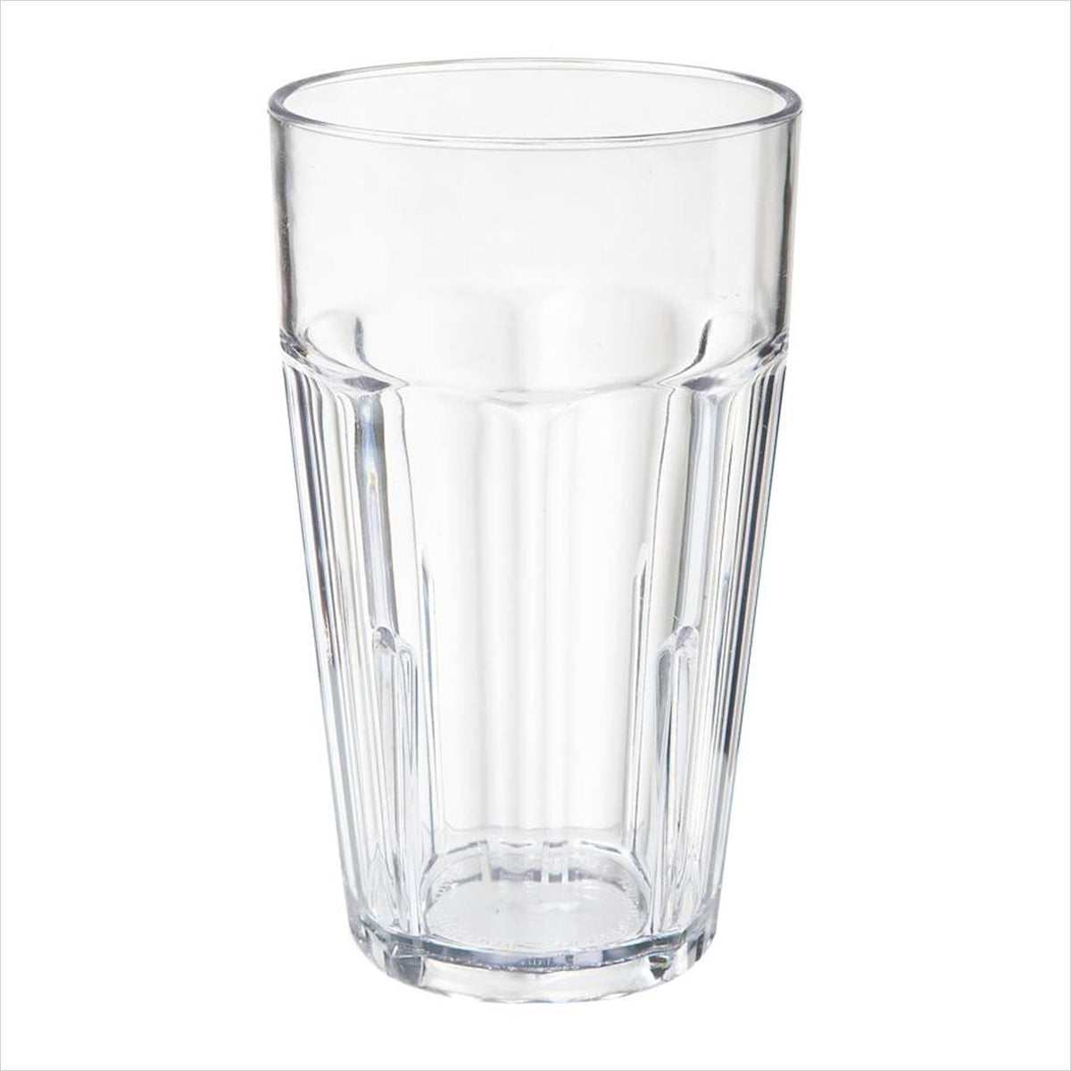 12 Packs Clear Plastic Reusable Tumblers 20 oz Y24347