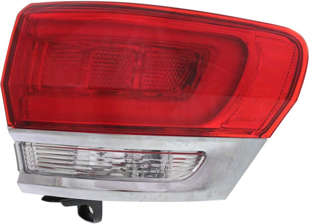 Outer Tail Light Assembly Driver Side with Chrome Trim L4167