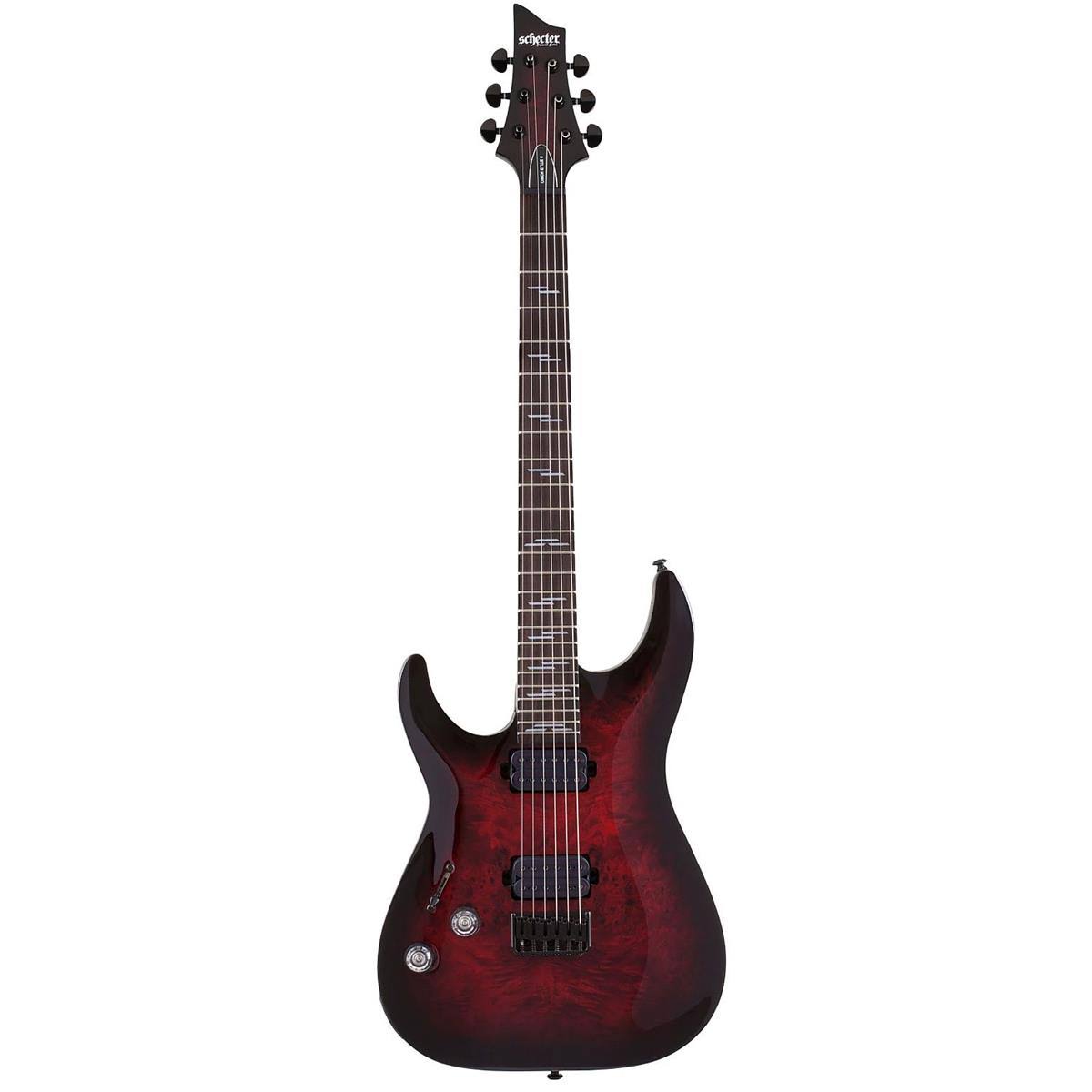 Left Handed Guitar, Black Cherry Burst N8431