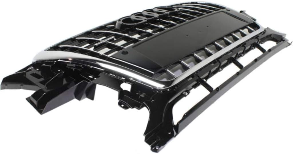 Chrome Shell with Gloss Black Insert Grille Assembly U99052