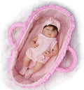 16 Inch Realistic Silicone Reborn Baby Doll in Pink Pajamas H86931