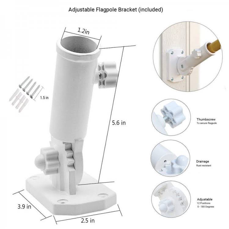 Chicago Bears Flag Pole and Bracket Kit U457