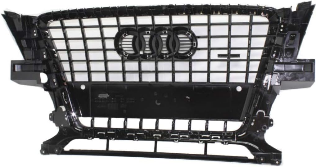 Chrome Shell with Gloss Black Insert Grille Assembly U99052