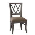 Gray/Black Cross Back Side Chair B24816