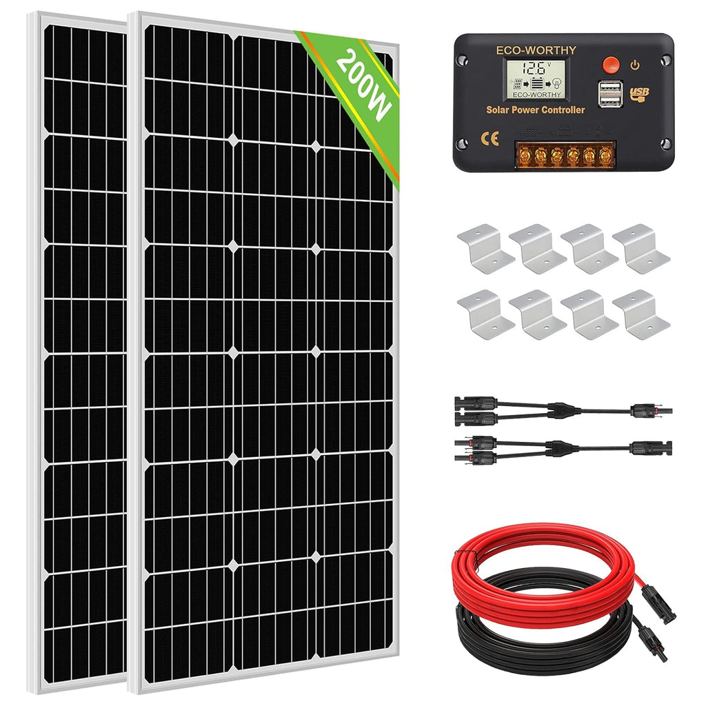 200 Watts Solar Panel Kit 12 Volt/24 Volt A30173