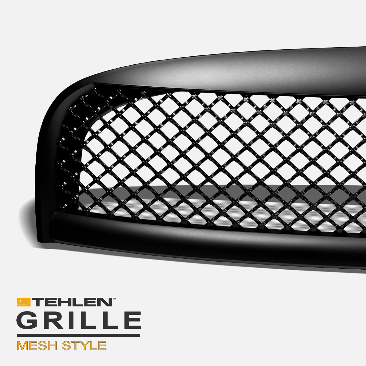 Matte Black Mesh Front Hood Bumper Grille Pack of 2 I592384