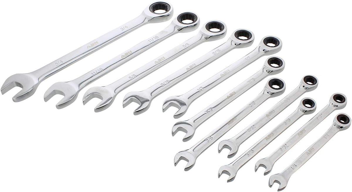 22 Pc Ratcheting Wrench Set with Travel Pouch L560