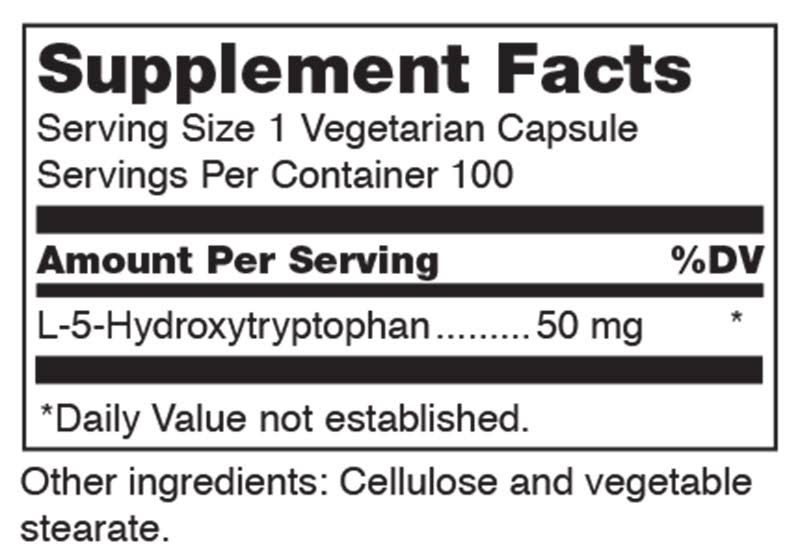 5-HTP 50mg 100 Capsule B382111