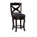 Swivel Counter Height Barstool Espresso N17370