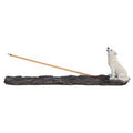 Snow Wolf Call Incense Burner U985