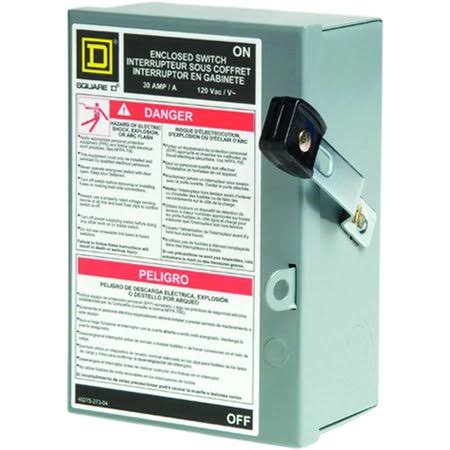 30 Amp Fusible Indoor Safety Switch Y16255