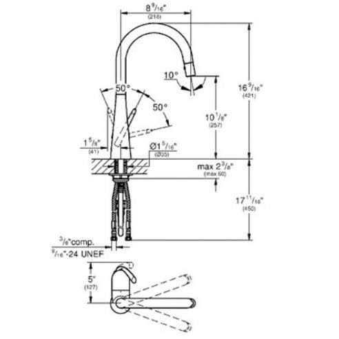 Stainless Steel Kitchen Faucet U45963