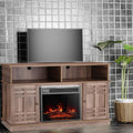 Electric Fireplace TV Stand with Heater for TVs up to 50 Inch J9885