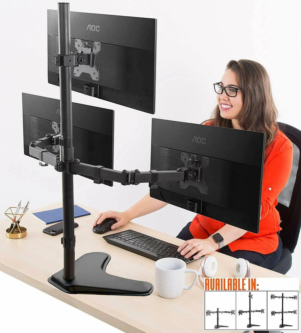 Three Arm Freestanding Monitor Mount P981